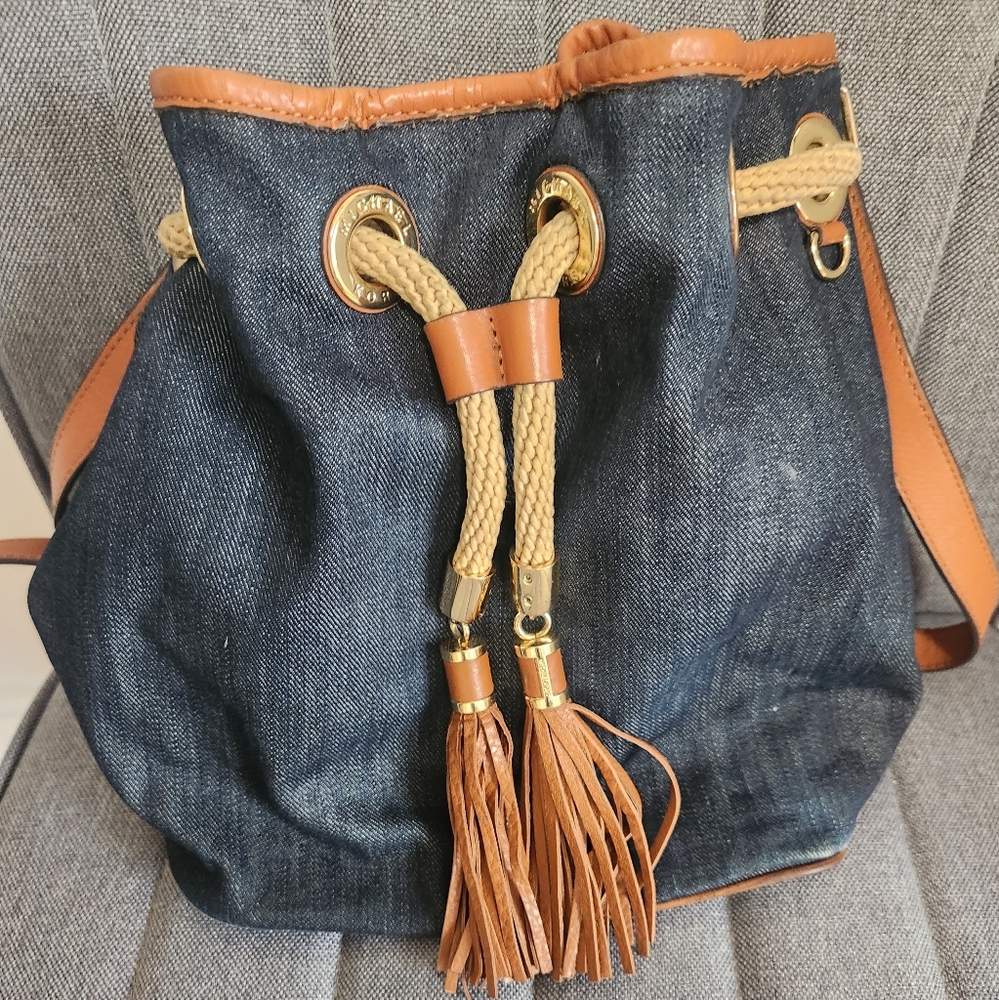 Michael Kors denim bag